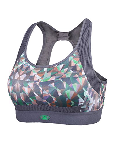 Yvette Damen Sport-BH, hochwirksam, bedruckt #080108 - 4