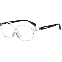 Lupenbrille Mit Licht 300% 500% 2-tlg Vergrößerungsbrille Set Mit Licht - 300% & 500% Vergrößerung - Für Brillenträger & Hobby Vergrößerungsglas Kopfband