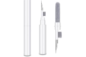 MOXYOY Airpod Cleaning Kit, 3 in 1 New Generation Airpod Cleaner, Multifunctional Earbuds Clean Pen, Portable Airpods Cleaning Kit, Headphone Clean Tools with Sponge, Brush & Metal Tip (3 in 1 Kit)