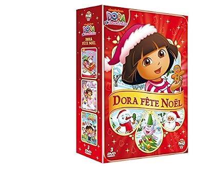 TF1 VIDEO Dora l'exploratrice - Coffret Dora fête Noël : Le Noël de Dora + Le bal des papillons + Dora autour du monde [Import italien]