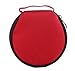 Produktbild f-eshion Praktische CD Koffer CD DVD Halterung Tasche 20-cds Kapazität CD Wallet, Rot