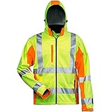 Material: 100% Polyester Elysee 22735-2XL Warnschutz-Softshelljacke\