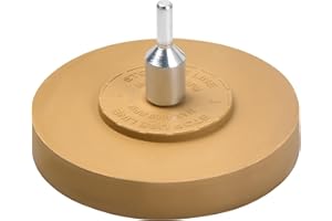 DAELESR Aufkleber Entferner Radierscheibe Gummi, Folienradierer mit Adapter für Bohrmaschine, Rubber Eraser Wheel zum Entfernen von Folien und Kleberesten am Fahrzeug Auto oder Motorrad, Dia 100mm (4'')