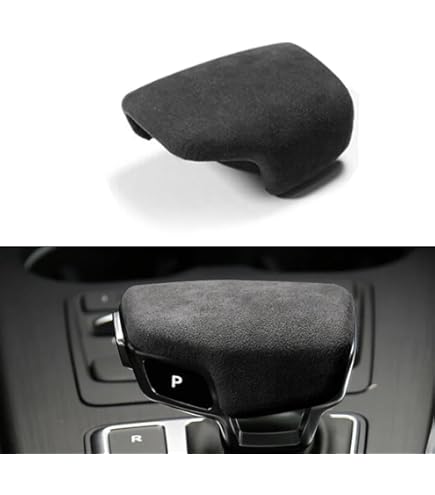 Alfanxi Handstitch Alcantara stuurwiel Cover voor Audi A3 A4 A5 S4 Q2 Q3 RS5 S5 Premium zonder Shift Paddles (blauwe strepen