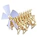 Generic Wind Powered DIY Walking Walker Mini Strandbeest Assembly Model Kids Robot Toy