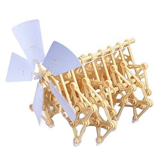 Generic Wind Powered DIY Walking Walker Mini Strandbeest Assembly Model Kids Robot Toy