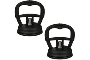 EHOTER Dent Puller Car Dent Puller Removal Kit 2PCS Car Dent Remover Tools for Car Dent Repair Glass Screen Tiles & Objects Moving (Black)