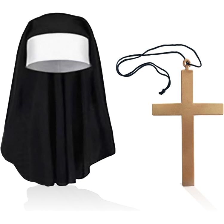 Perruque Moine Brun - Taille Unique Adulte - Déguisement Religieux Pour Carnaval, Halloween, Soirée à Thème