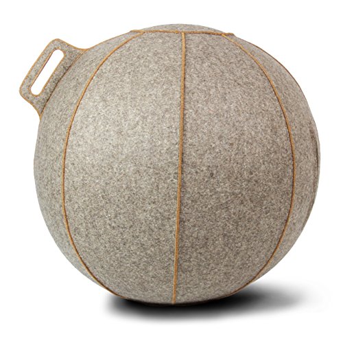 Preisvergleich Produktbild VLUV Sitzball 65cm Greige-meliert / Braun