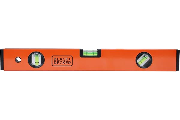 BLACK+DECKER BDHT43188 Aluminium Box Beam Level 40cm (Orange)