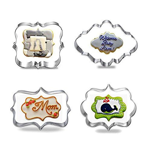 FACAI Ausstechformen Edelstahl Keksausstecher Ausstecher-Set DIY Plätzchenformen Segen Rahmen Keksformen