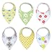 Baby Bandana Drool Bibs Unisex | 6 Pack Gift Set for Newborns to Toddlers | Soft Cotton and Absorbent Polyester | Adjustable Nickel Free Snaps | Nice Shower Gift