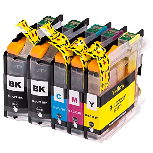 5 AfiD Druckerpatronen zu Brother LC-223 für MFC-J 4620 DW MFC-J 4625 DW MFC-J 480 DW MFC-J 5320 DW MFC-J 5600 Series MFC-J 5620 DW MFC-J 5625 DW MFC-J 5720 DW MFC-J 680 DW MFC-J 880 DW