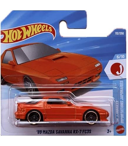 Hot Wheels Tekli Arabalar MAZDA RX-7 JJJ29 (KISA KART) : Amazon