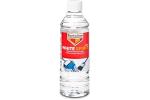 CONCEPT4U 500ml White Spirit for Cleaning Brushes & Tools - Multi-Purpose White Spirit Paint Remover Ideal for General Household Use, Oil-Based Paint Thinning & Stain Remover