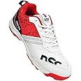 DSC Zooter Cricket Shoe for Men and Boys, Size-2 UK (White-Red)