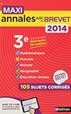 Image de MAXI ANNALES BREVET 2014 N28