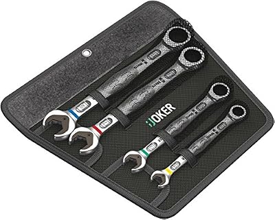 Wera Joker Jeu de clés mixtes à cliquet SB, 4 pièces