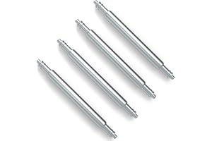 Wellfit Watch Pins, Heavy Duty Spring Bar, 4 Pack Stainless Steel Watch Band Pins, 1.8mm Diameter