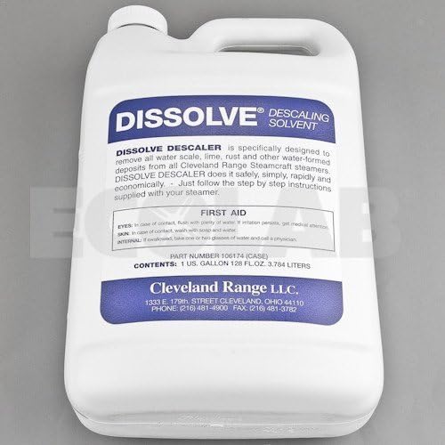 Cleveland Range Dissolve Descaling Solution, 1 Gallon Container - 106174 by Cleveland Range