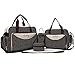 Produktbild 5 Teiliges Babytasche Set Wickeltaschen – Baby Wickeltaschen Casual Messenger Bag Umhängetasche Schultertasche Mutter-Kind-Tasche Mama Handtasche-Kaffee