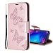 Produktbild Nadoli Leder Hülle für Huawei Y7 2019,PU Leder Magnetverschluss Standfunktion Schmetterling Muster Brieftasche Schutzhülle Etui im Bookstyle für Huawei Y7 2019