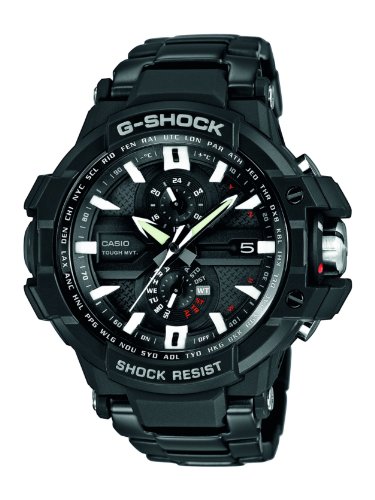 CASIO Herren-Armbanduhr Analog Quarz Edelstahl GWA-1000D-1ER