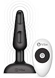 b-Vibe trio Analplug mit Vibration schwarz