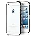 Produktbild Saxonia Aluminium Bumper Apple iPhone SE / 5 / 5S Ultra Slim Alu Case Schutz Hülle Rahmen (Drehknopf-Verschluss) Schwarz
