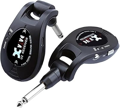 xvive U2 Black Système sans fil pour guitare, 2,4 GHz