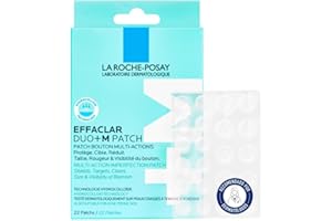 La Roche-Posay Effaclar Duo+M Patch, Parche Anti-imperfecciones con Multiacción, Preserva la Humedad de la Piel, Para Pieles con Tendencia Acneica, Tecnología Hidrocoloide, 22 Parches