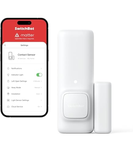 SwitchBot Hygromètre Thermomètre IP65 Intérieur/Extérieur – Bluetooth, Point De Rosée, Très Précis Pour Serre, Cave à Vin
