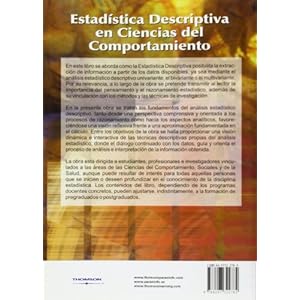 Estadística descriptiva en ciencias del comportamiento