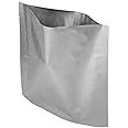 Amit Marketing Silver Foil Bag Aluminium Plastic Pouches Bags, Multipurpose for Tea, Coffee, Grocery, Packaging Metalized Hot/Dry Foods, Parcel Bags, Biryani Pouch (9 x 12 Size, Pack of 100 Pcs, 1 KG)