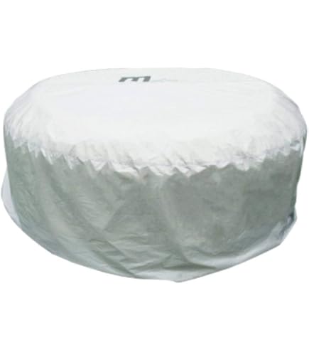XCZ Whirlpool-Abdeckung Für 180 Cm Aufblasbare Pools – Rund, Grau, Wasserdicht & Windfest