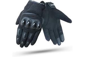 DEGEND F-06 | Guante de Moto Verano Hombre con Tecnología de Ventilación 3D Air Mesh - Protecciones Homologadas TPU en Nudillos y Pantalla Táctil en Dedos para Smartphones . Accesorio Moto