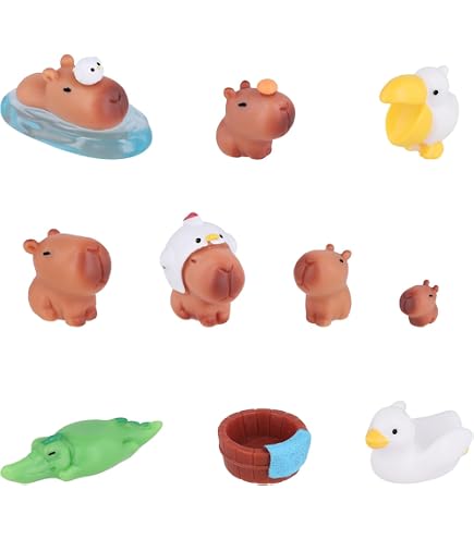 Capybara Lot de 50 autocollants en vinyle imperméable pour ordinateur portable, bouteilles d'eau, skateboard, scrapbooking, vélo, ordinateur, téléphone, graffiti pour adolescentes, filles et enfants