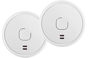 ULTRAFIRE FIRE SAFETY Twin Pack UltraFire UBS1 Optical Smoke Alarm With 9 Volt Replaceable Battery | 10 Year Warranty