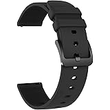 IIK COLLECTION 22mm Silicone Strap for Smart Watches | Combo Pack Compatible With Noise, Fireboltt, Boat Xtend, Pebble, Boat Flash, Noise Color Fit, Ultra Smart Watch & All Watches: 