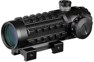 ACEXIER Tactical Hunting Optical Rifle Scope Green Red Dot Cross Scope Universal 11/20mm Railway Rifle Holographic Scope