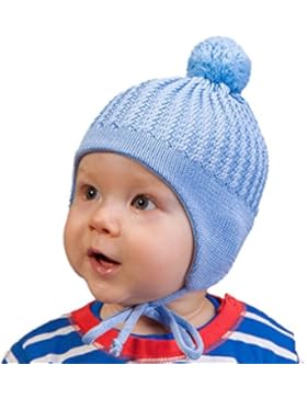 Tutu by Galeja Säuglingsmütze 100% Merino Wolle Bindemütze 4 Farben Größe 38-42, 42-46 und 46-50 Kindermütze