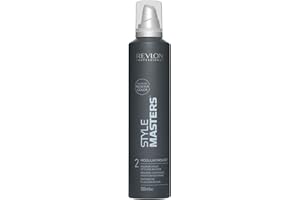 REVLON PROFESSIONAL STYLE MASTERS MUST-HAVES MODULAR MOUSSE, Mousse Volumizzante, Mousse per Capelli a Tenuta Media, Mousse per lo Styling dei Capelli, 300ml