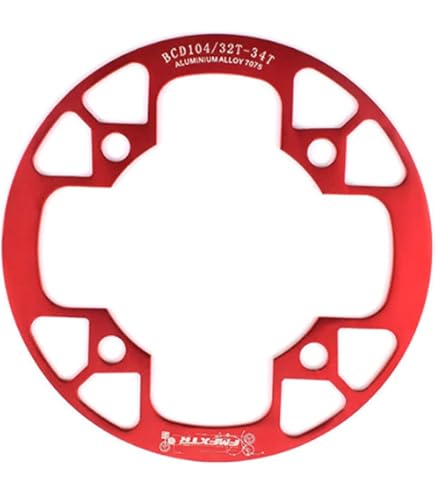 Plateau De Pédalier 34T/36T/38T/40T Avec Adaptateur Spider