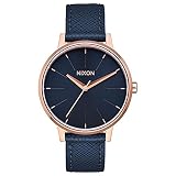 Nixon Unisex Erwachsene Digital Quarz Uhr mit Leder Armband A108-2195-00