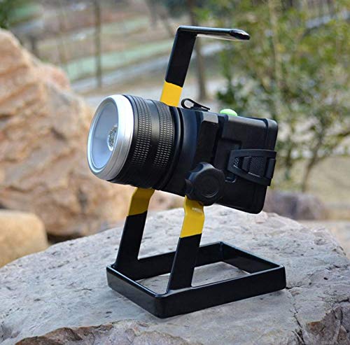 Projecteur--Projection-Rotative--Zoom-Orientable-Avec-Lampe-De-Secours-Mobile-Pour-Site-Minral-Immobilier-Camping-30W