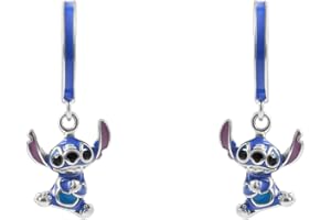 Disney Boucles D'oreilles Lilo & Stitch en Argent Sterling pour Enfants, Taille Unique E906533RRHL.PH