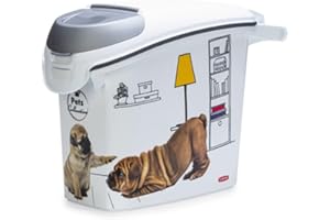 KETER Curver PetLife boîte à croquettes pour Chiens de 6 kg 23 x 50 x 36 cm