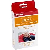 Canon RP54 M&uuml;rekkep ve Kağıt Paketi, Kartpostal Boyutu 6x4in (148x100mm) Selphy CP1500/CP910/CP820/CP1000/CP1200/CP1300 ile U