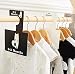 Belo and Me Baby Wardrobe Dividers Set | Monochrome Animals Design Collection | Double-sided Wardrobe Hangers | Organise Wardrobe according to Age | Fits all Standard Nursery Rails | Pack of 7 | Monochrome
