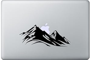 STICKER GENIE Mountains Aufkleber MacBook Air Pro Sticker Decal Apple (11 Zoll)